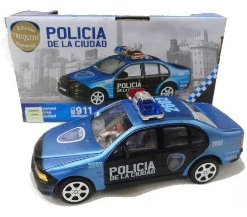 Auto A Friccion Policia De La Ciudad Diseño