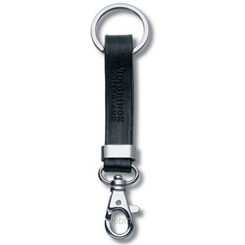 Llavero Cinturón Victorinox De Cuero Con Mosquetón Y Argolla