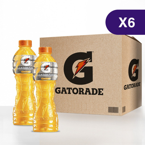 Imagen 1 de 2 de Gatorade Sabor A Mandarina De 500ml. 6 Unidades