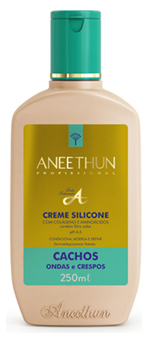 Creme De Silicone Cachos Aneethun Linha A De 250ml