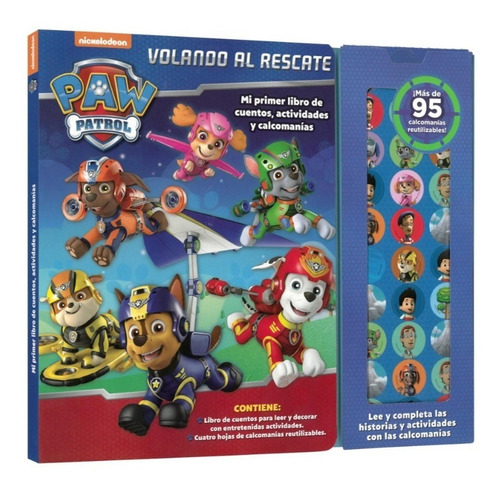 Paw Patrol Volando Al Rescate Cuentos Y Calcomanías