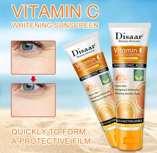 Disaar Vitamina C Ácido Hialurónico Protección Uv Fps 50+
