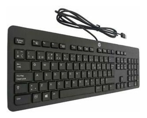 Imagem 3 de 5 de Teclado Hp Usb Slim Kb