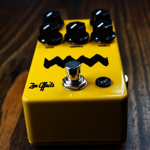 Pedal Charlie Brown V4 Jhs Clone - Zen Effects Cor Amarelo