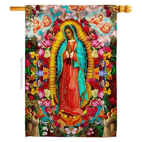 Bandera De Nuestra Señora De Guadalupe Fe Religión Cr...