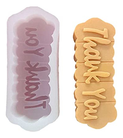 Topys Wave Alphabet Letter Pillar Silicone Candle Molds, Diy