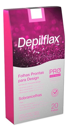 Kit C/ 03 Folhas Prontas P/ Design De Sobrancelhas Depilflax