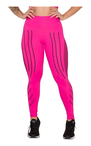 Calça Legging Fitness Academia Reforçada Cós Alto Grossa Fit