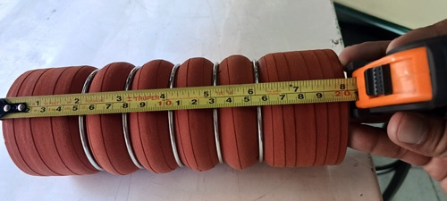 Manguera Silicon Rojo 5 Anillos Para Turbo
