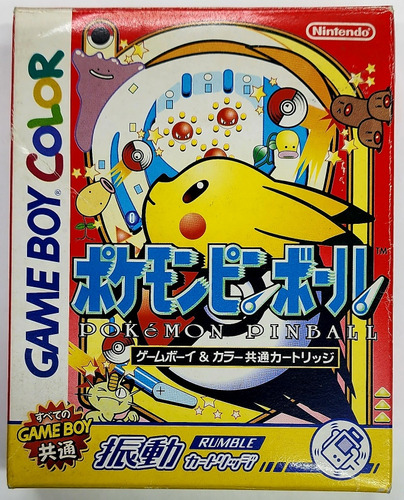 Pokémon  Pinball Japonés Game Boy Color Gbc Original 