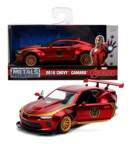 Iron Man 2016 Chevrolet  Camaro Escala 1:32 Marvel Avengers