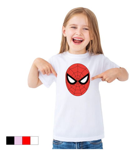 Playera Para Niño Y Niña Color Spidderman #3