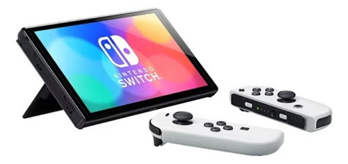Nintendo Switch Oled 64gb Color Blanco + Funda Onn