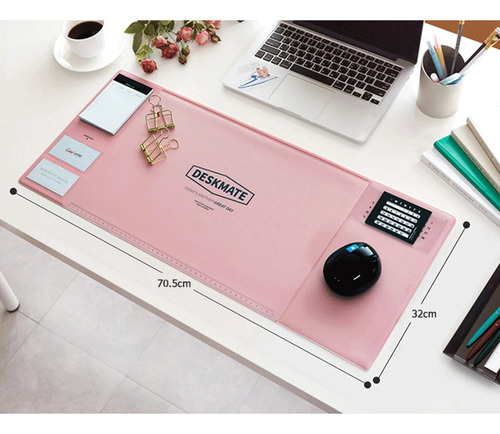 Mouse Pad Multifuncional Com Armazenamento E Calendário Para