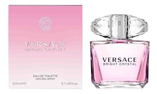 Perfume Dama Versace Bright Crystal Edt 200 Ml Original