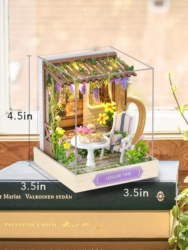Casa En Miniatura De Bricolaje Kit De Casa De Muñecas En Min