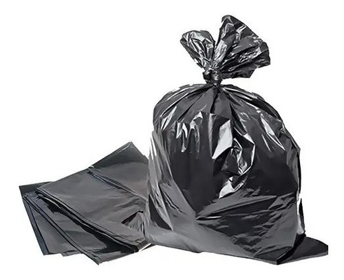Imagen 1 de 3 de Bolsas Residuos 60 X 90 Rollo Reforzadas Pack 30u Negras