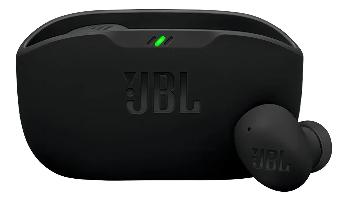 Fone De Ouvido Jbl Wave Buds 2 C/ Cancell Ruido Colors Cor Preto