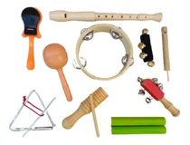 Comprar Set Percusion Infantil 10 Instrumentos Musicales Con Bolso