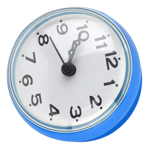 Reloj De Ducha Impermeable Con Ventosa Para Pared, Espejo, B