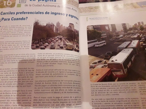Revista El Auto Colectivo Miramar Alfonsín Maradona 2011 (Usado)