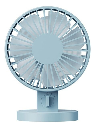 Small Desk Fan, 2 Speeds 200ma Rechargeable Usb Fan Battery.