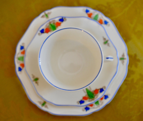 Trio Para Te John Maddock England Minerva Art Deco C1940 Ivory Minerva (Usado)