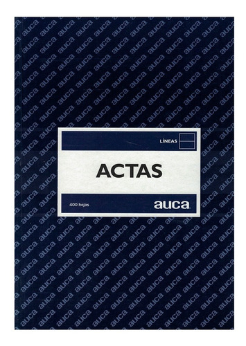 Libro De Actas Composición 200 Hojas Auca