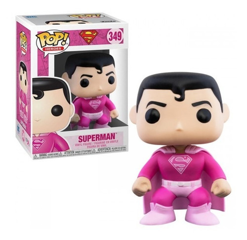 Funko Pop S - Superman (breast Cancer Awareness) #349