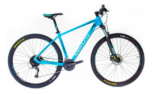 Mountain bike Venzo Stinger R29 18" 27v frenos de disco hidráulico color celeste  