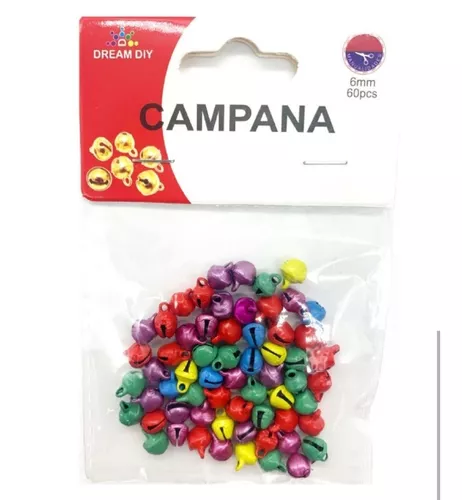 Comprar Surtido 100 Cascabeles Colores - 6mm, Arcilla de Metal