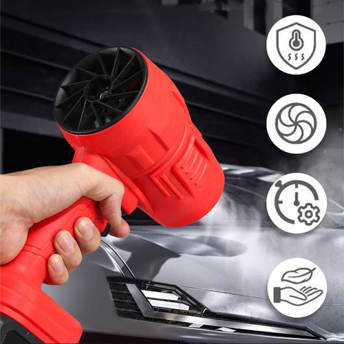 Mini Ventilador De 21 V, Turbo Jet Power Con 2 Baterías