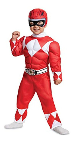 Disfraz Power Rangers Red Ranger Para Niños