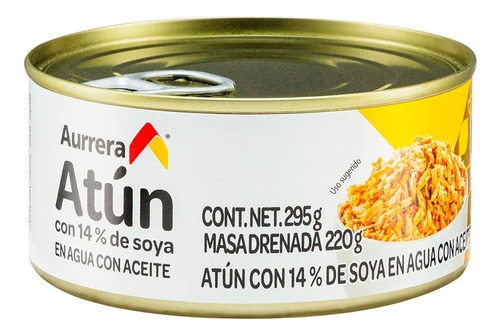 8 Pzas AtĂșn Aurrera En Aceite 295 G
