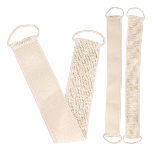 Toalla De Baño Con Correa Retráctilla Natural, Fibra Bastada