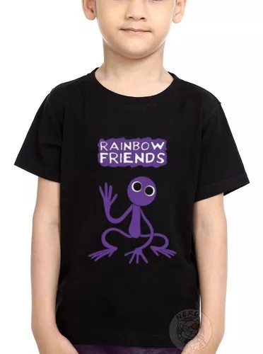 Camiseta Infantil Roblox Rainbow Friends Purple I06 - Buguei Shop