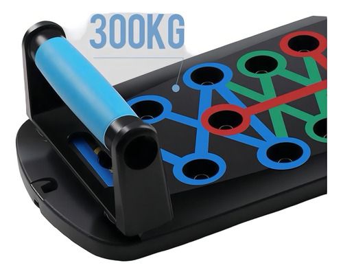 Tabla Push Up Lagartijas Crossfit Gym Ejercicio Color Negro Negro