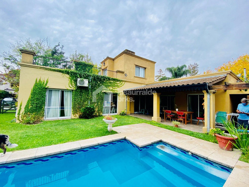 Se Alquila Casa En El Barrio La Escondida, Tigre, 5 Habitaciones Y Piscina!!!