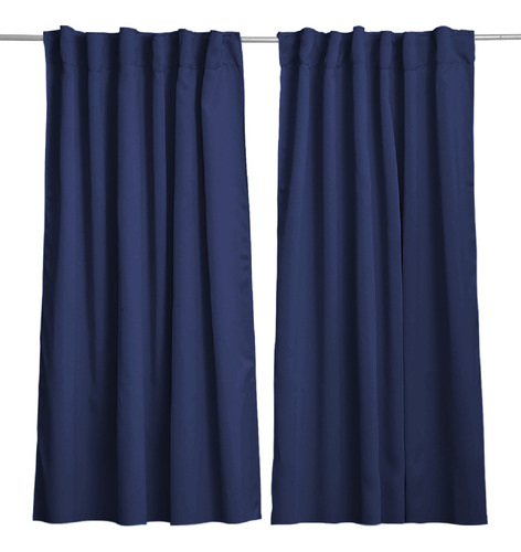 Cortinas Blackout Textil Living 130x210 2 Paños Importada