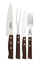 Comprar Jogo Talheres Churrasco 14pc Aço Inox E Madeira Tramontina