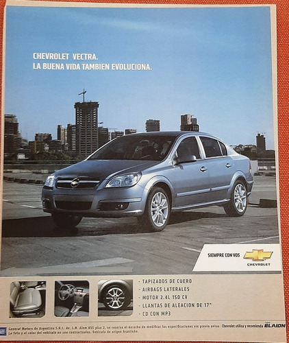 Publicidad Chevrolet Vectra 2
