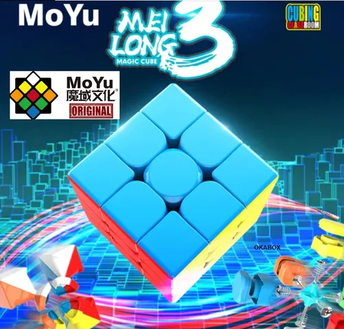 Cubo Mágico Magnético 3x3x3 Moyu Yulong V2 Stickersless