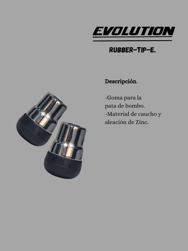 Goma Para Pata De Bombo Reforzada (par) Evolution