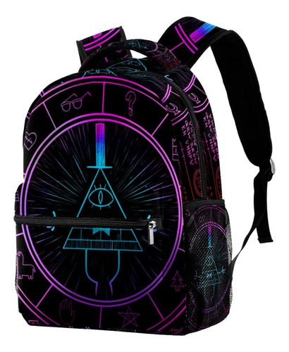 Kikandko Bill Cipher Wheel Zodiac School Mochila