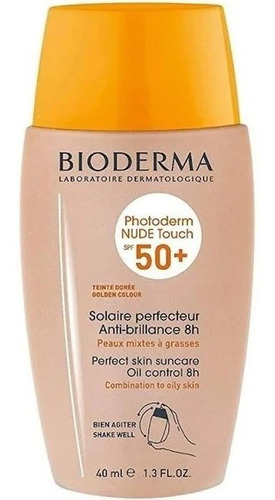 Bioderma Photoderm Nude Touch Fps 50+  Dourado 40ml