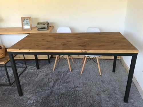 Mesa Comedor , Estilo Industrial ,,durate.uy