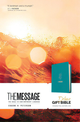 The Message Deluxe Gift Bible (leather-look, Hosanna Teal): The Bible In Contemporary Language, De Peterson, Eugene H.. Editorial Nav Pr, Tapa Dura En Inglés