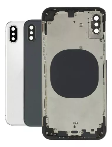 Carcasa Trasera Compatible Con iPhone X Chasis Logo