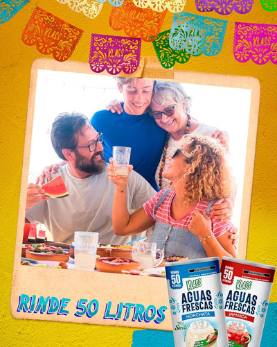 Horchata En Polvo 560g Para Preparar 50 Litros Klass