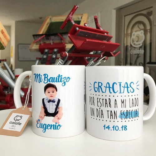 Imagen 5 de 7 de Taza Blanca 11oz Personalizada Ceramica